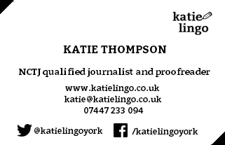 katie lingo business card