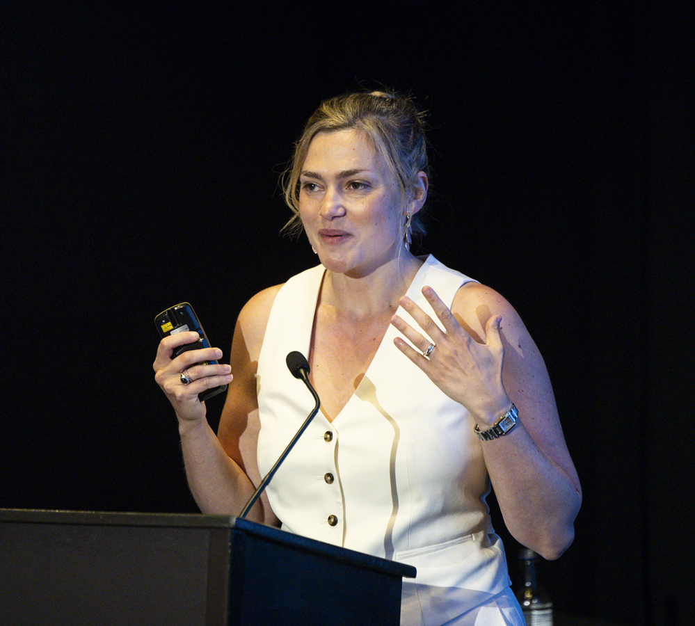 Katie speaking at Good Food's How the UK Eats event